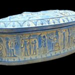 An Egyptian box inscribed with pharaonic inscriptions-Antiques-Replica- Ancient Egyptian-made in Egypt - صورة إضافية 7
