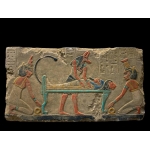 Ancient Egyptian Anubis Wall Relief Painting - صورة إضافية 7