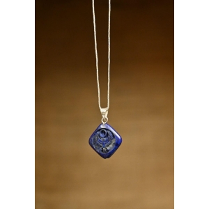 Ancient Egyptian Horus Falcon Amulet Pendant, Lapis Lazuli Carving