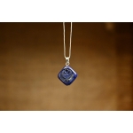 Ancient Egyptian Horus Falcon Amulet Pendant, Lapis Lazuli Carving