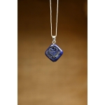 Ancient Egyptian Horus Falcon Amulet Pendant, Lapis Lazuli Carving