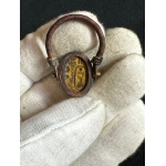 Ancient Egyptian Scarab Ring – King Thutmose III Cartouche, Copper Amulet