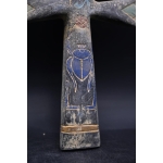 Ankh Statue: Key of Life, Scarab & Eye of Horus - Egyptian Symbol