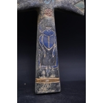 Ankh Statue: Key of Life, Scarab & Eye of Horus - Egyptian Symbol