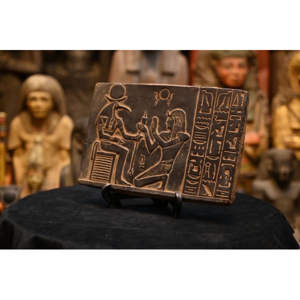 Authentic Thoth bloack -Egyptian god wisdom/intelligent, and writing-handcrafted antiquities-sculpture bloack-mythology/archaeology of Egypt