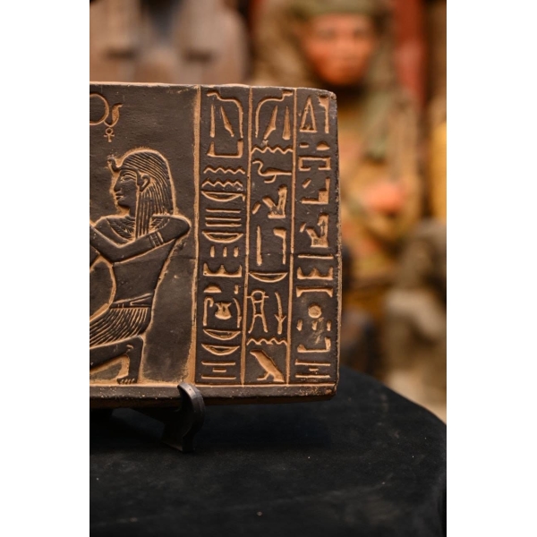Authentic Thoth bloack -Egyptian god wisdom/intelligent, and writing-handcrafted antiquities-sculpture bloack-mythology/archaeology of Egypt