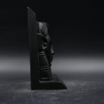 Basalt Hathor Mask Sculpture: Egyptian Goddess Replica - صورة إضافية 2