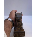 Basalt Stone Rabbit Statue: Ancient Egyptian Goddess Unut