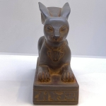 Basalt Stone Rabbit Statue: Ancient Egyptian Goddess Unut