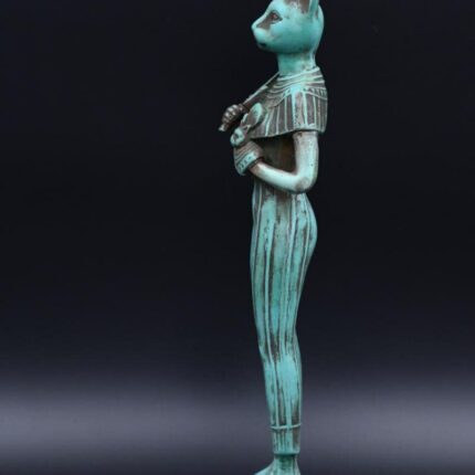 Bastet Statue, Egyptian Cat Goddess Replica - صورة إضافية 2