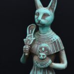 Bastet Statue, Egyptian Cat Goddess Replica - صورة إضافية 5