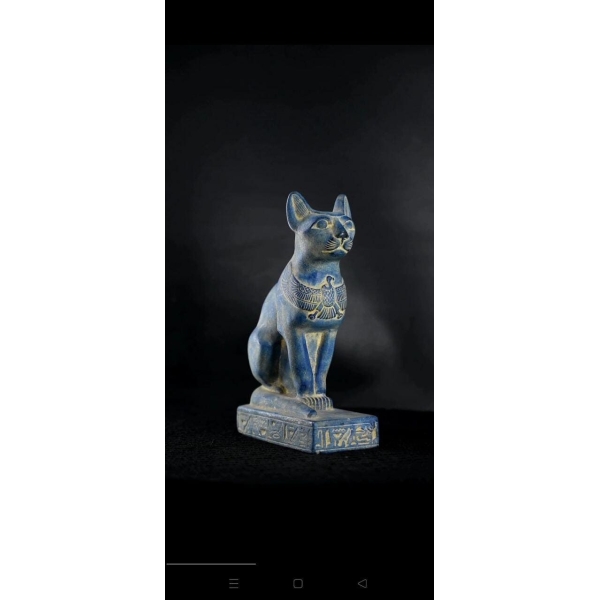Bastet Statue: Egyptian Cat Goddess Replica, Home Decor Gift