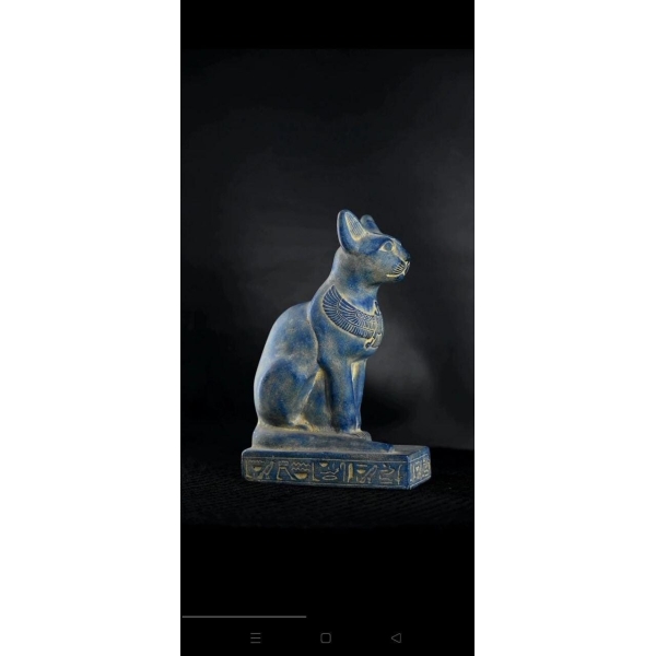 Bastet Statue: Egyptian Cat Goddess Replica, Home Decor Gift - صورة إضافية 2