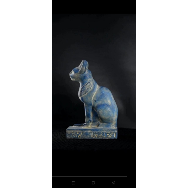 Bastet Statue: Egyptian Cat Goddess Replica, Home Decor Gift - صورة إضافية 4