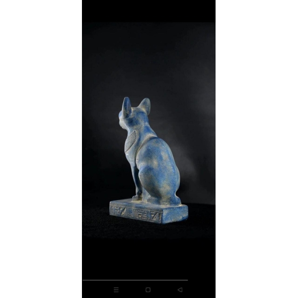 Bastet Statue: Egyptian Cat Goddess Replica, Home Decor Gift - صورة إضافية 5