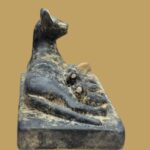 Bastet Statue: Egyptian Goddess Cat Sculpture, Stone Replica - صورة إضافية 2