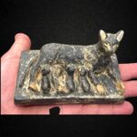 Bastet Statue: Egyptian Goddess Cat Sculpture, Stone Replica - صورة إضافية 8