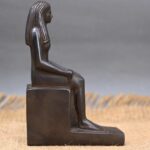Black Basalt Isis Statue, Egyptian Goddess of Love - صورة إضافية 6