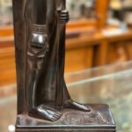 Black Basalt Sekhmet Statue – Egyptian Goddess of War Sculpture - صورة إضافية 3