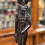 Black Basalt Sekhmet Statue – Egyptian Goddess of War Sculpture - صورة إضافية 8