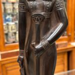 Black Basalt Sekhmet Statue – Egyptian Goddess of War Sculpture - صورة إضافية 9