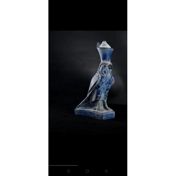 Blue Horus Statue: Egyptian God Sculpture, in Egypt - صورة إضافية 4