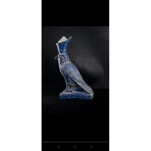 Blue Horus Statue: Egyptian God Sculpture, in Egypt - صورة إضافية 7