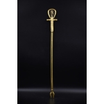Brass Ankh Djed Was Scepter, Egyptian Symbol of Life