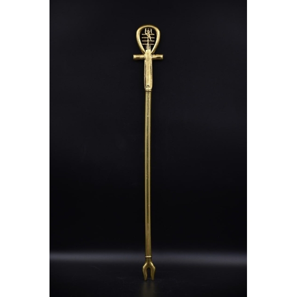 Brass Ankh Djed Was Scepter, Egyptian Symbol of Life