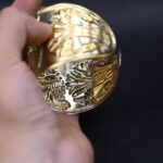 Brass Eye of Horus Bracelet: Egyptian Mythology Talisman - صورة إضافية 3