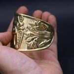 Brass Eye of Horus Bracelet: Egyptian Mythology Talisman - صورة إضافية 7