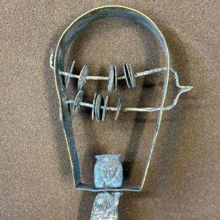 Brass Hathor Sistrum – Egyptian Goddess of Love & Beauty
