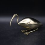 Brass Ibis Statue - Egyptian God Thoth Bird Sculpture - صورة إضافية 3