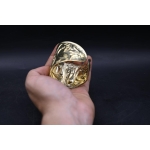 Brass Nile Key Bracelet: Winged Cobra Talisman, Egyptian Protection