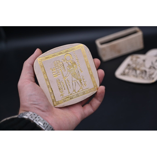 coasters-Egyptian pharaonic style coasters- Egyptian Antiques-Egyptian - صورة إضافية 6