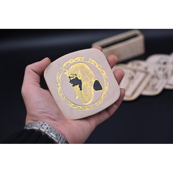 coasters-Egyptian pharaonic style coasters- Egyptian Antiques-Egyptian - صورة إضافية 9
