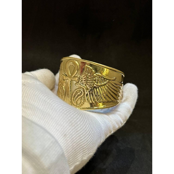 Copper Ankh Bracelet: Egyptian Key of Life Jewelry