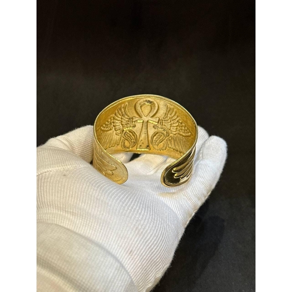Copper Ankh Bracelet: Egyptian Key of Life Jewelry - صورة إضافية 5