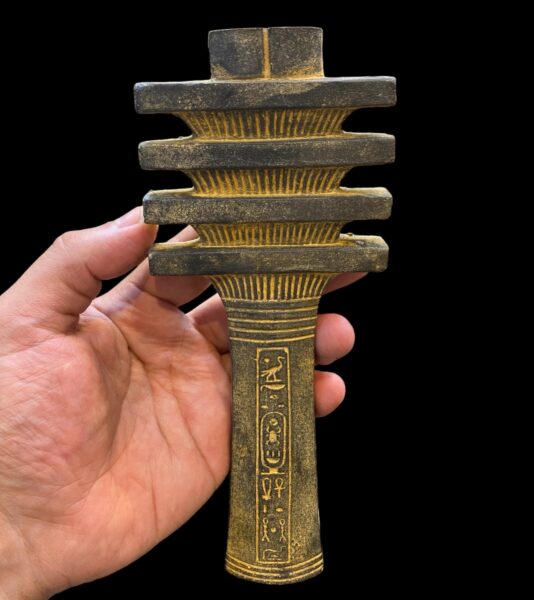 Djed Pillar Replica: Egyptian Symbol of Stability - صورة إضافية 2