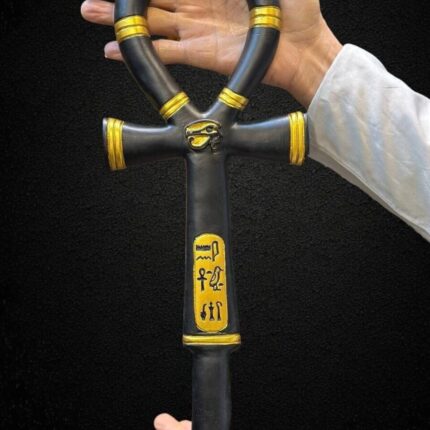 Egyptian Ankh Key: Gold Leaf, Symbol of Life