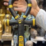 Egyptian Ankh Key: Gold Leaf, Symbol of Life - صورة إضافية 2