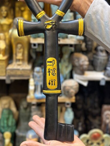Egyptian Ankh Key: Gold Leaf, Symbol of Life - صورة إضافية 4