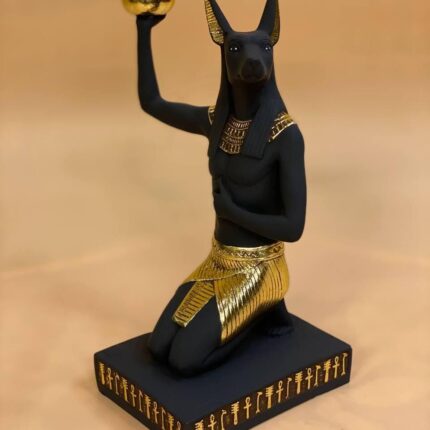 Egyptian Anubis Statue, God of Mummification Replica - صورة إضافية 2