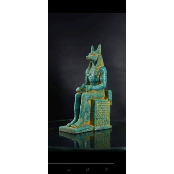 Egyptian Anubis Statue: God of Mummification Replica - صورة إضافية 2