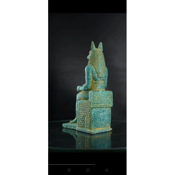 Egyptian Anubis Statue: God of Mummification Replica - صورة إضافية 5