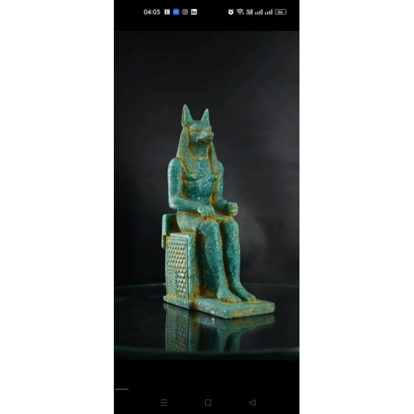 Egyptian Anubis Statue: God of Mummification Replica - صورة إضافية 8