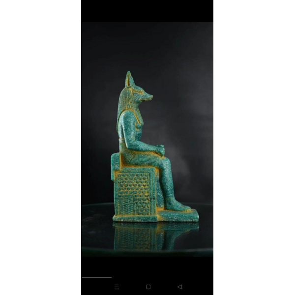 Egyptian Anubis Statue: God of Mummification Replica - صورة إضافية 9