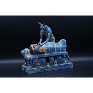 Egyptian Anubis Statue: God of Mummification Sculpture