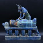 Egyptian Anubis Statue: God of Mummification Sculpture - صورة إضافية 3