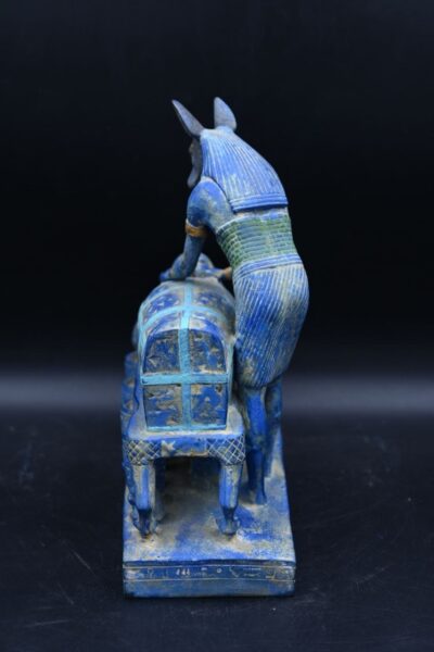 Egyptian Anubis Statue: God of Mummification Sculpture - صورة إضافية 5
